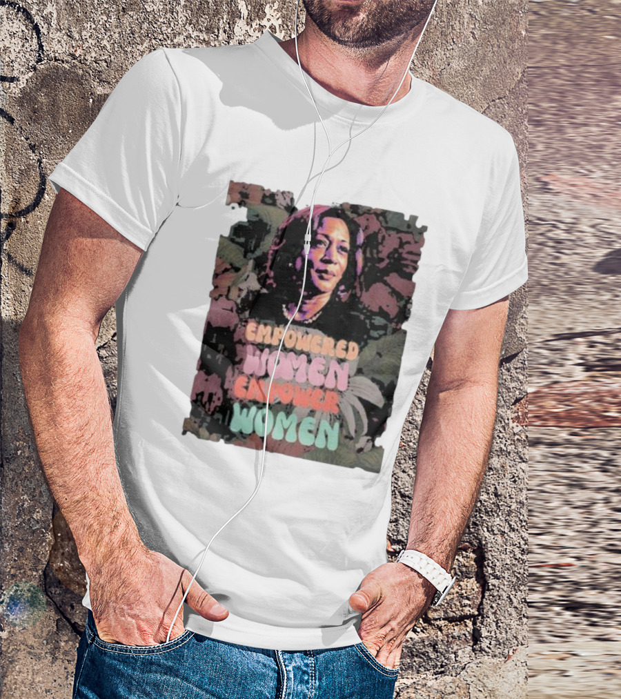 Empowered Women Empower Women Kamala Harris Floral Empowerment T-Shirt