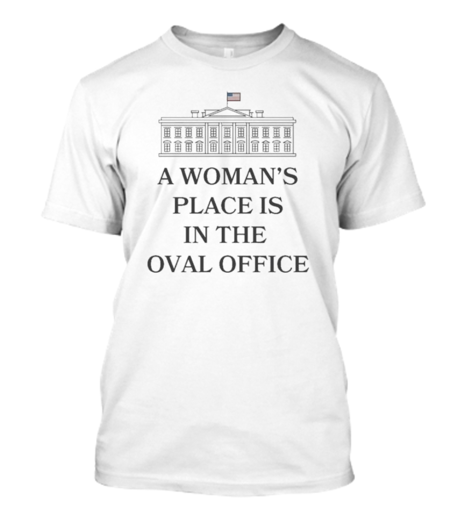 Kamala Harris Election 2024 A Woman's Place Is In The Oval Office T-Shirt