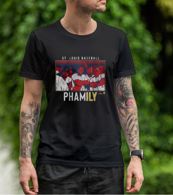 ST Louis Baseball Phamily - Group Of Players In Red And White Uniforms T-Shirt