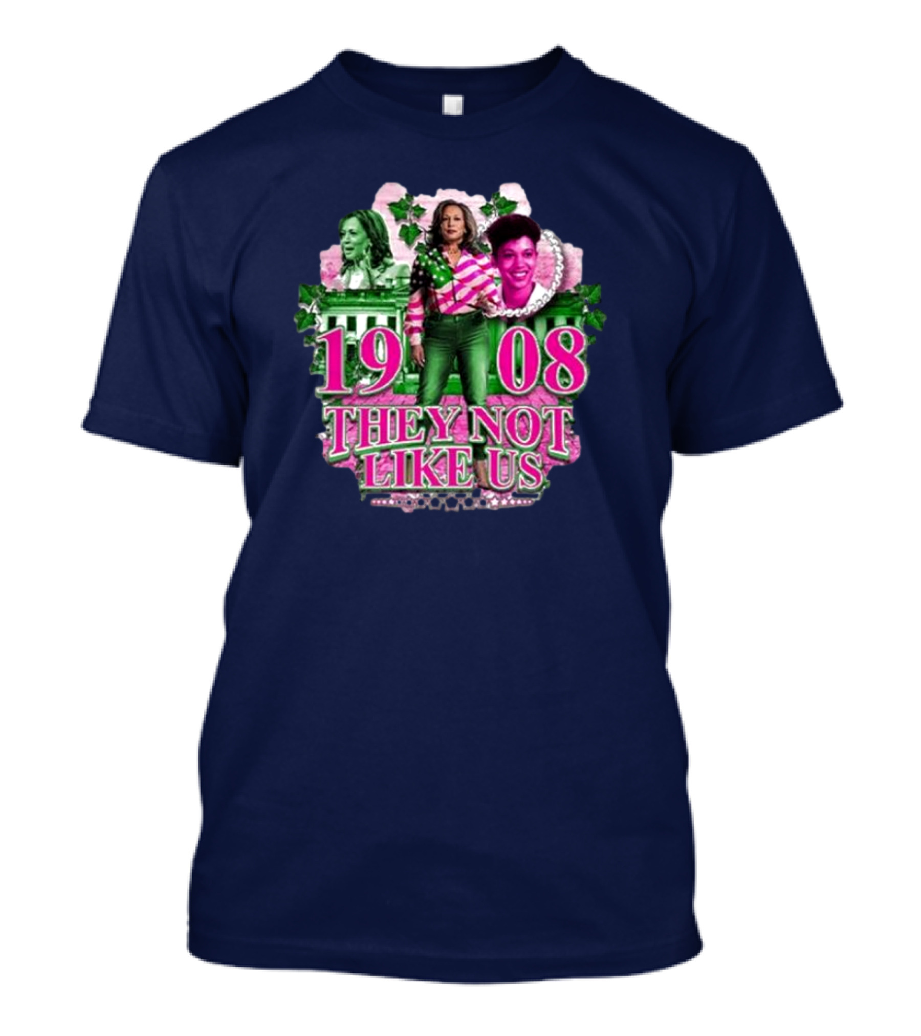 Kamala Harris 2024 1908 They Not Like Us Madam President White House T-Shirt