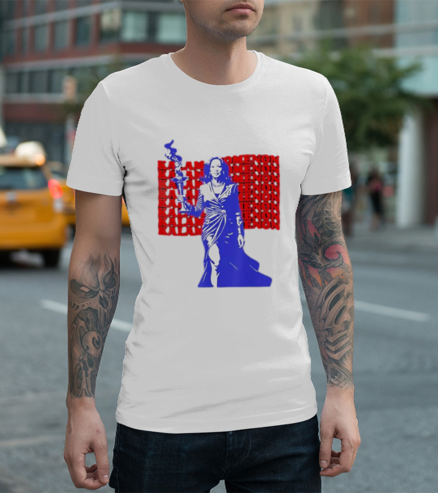 Kamalanomenon Kamala Harris Torch T-Shirt