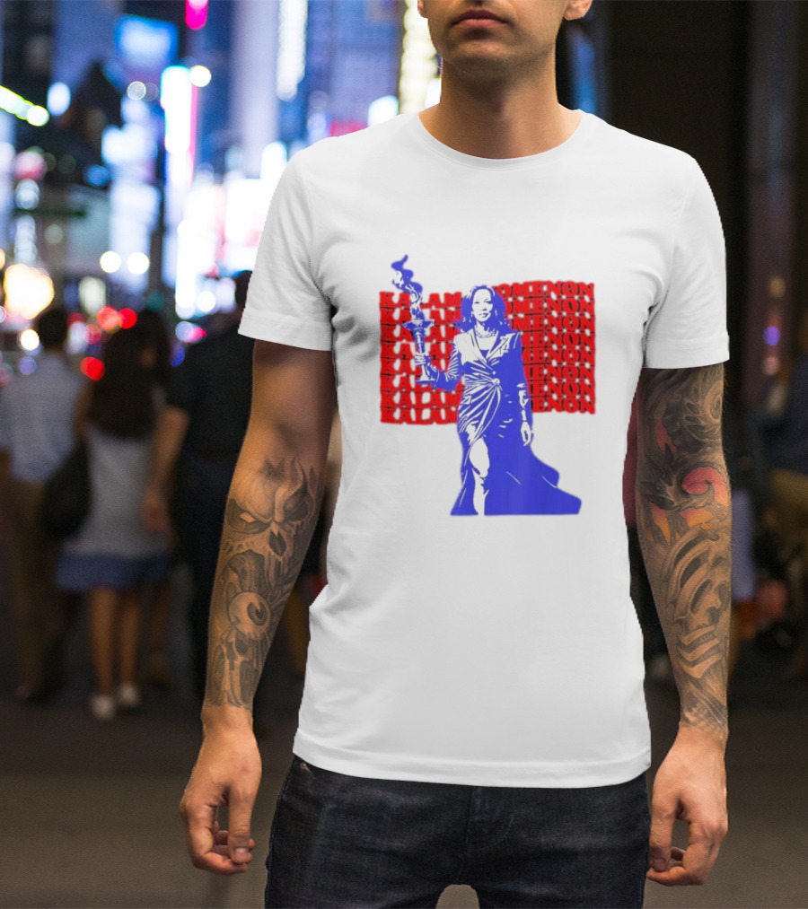 Kamalanomenon Kamala Harris Torch T-Shirt