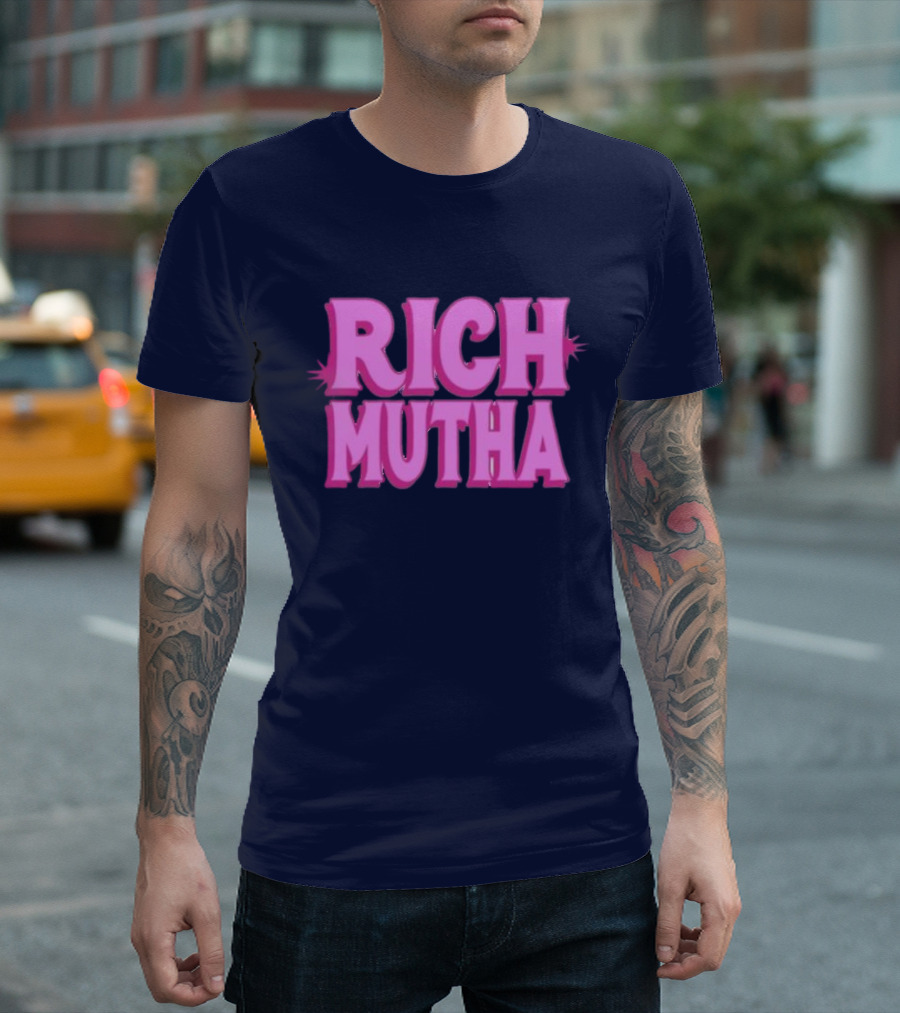 Monaleo Rich Mutha Pink T-Shirt