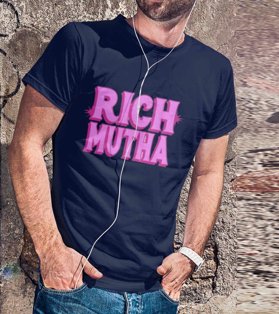 Monaleo Rich Mutha Pink T-Shirt