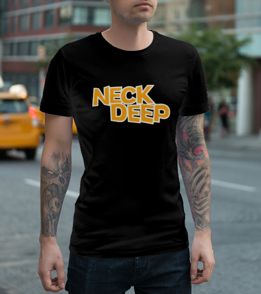 Neck Deep Text T-Shirt
