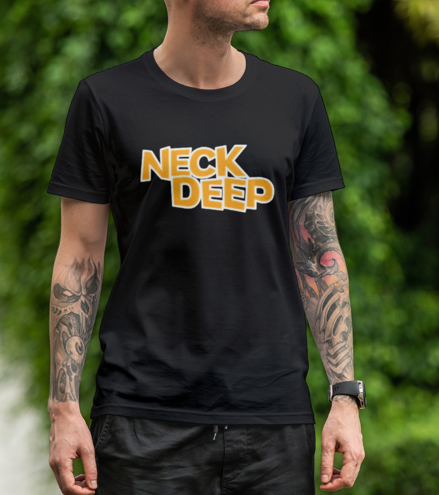 Neck Deep Text T-Shirt