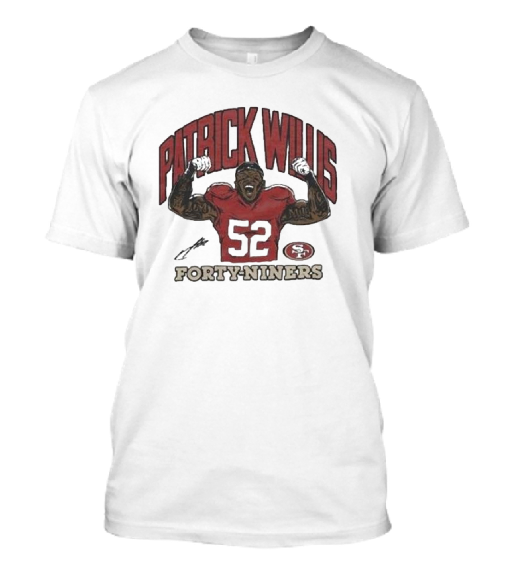 San Francisco 49ers Patrick Willis 52 Forty-Niners Signature T-Shirt