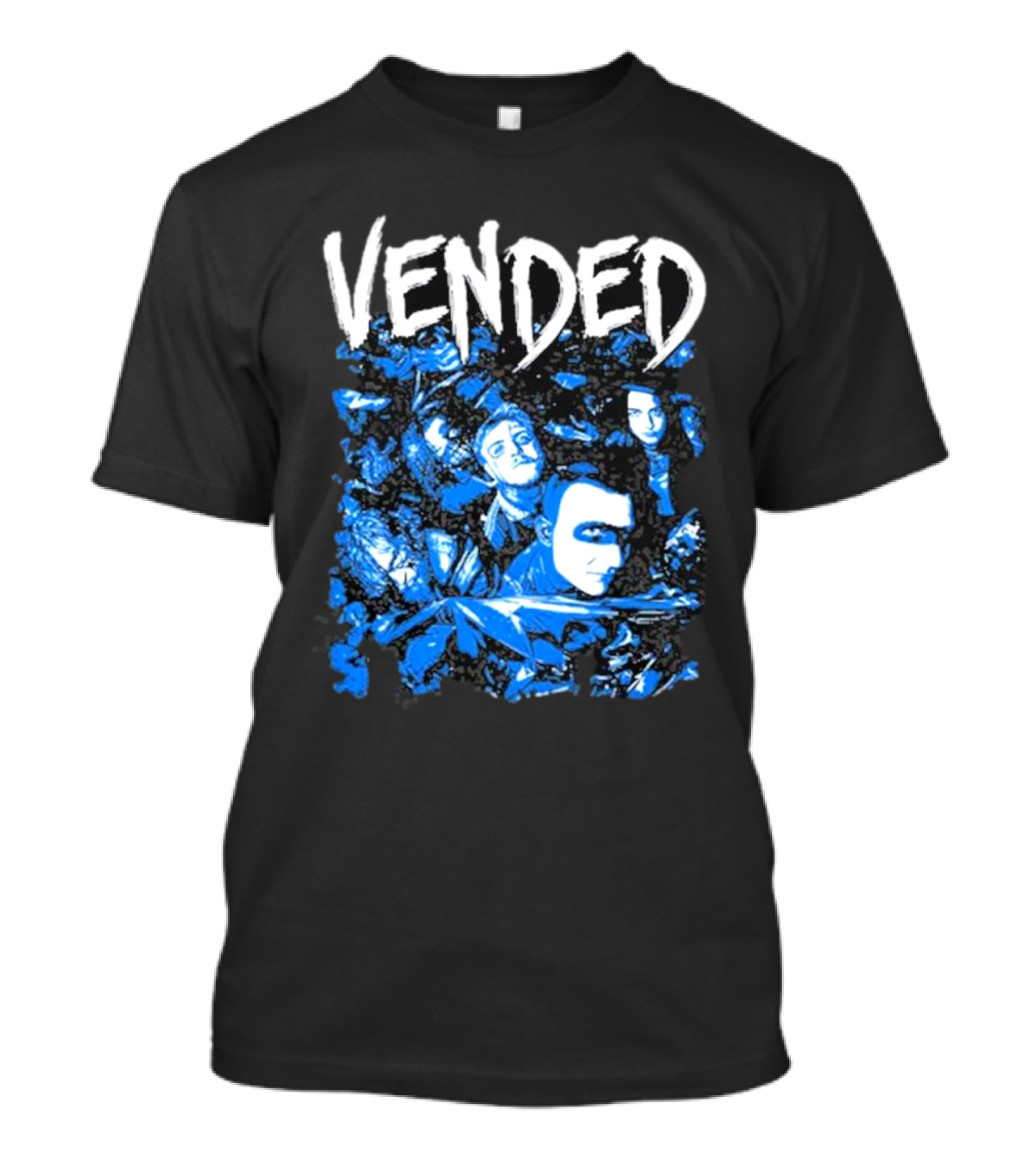 Vended 2024 Self-Titled Album Cover Art With Band Members T-Shirt