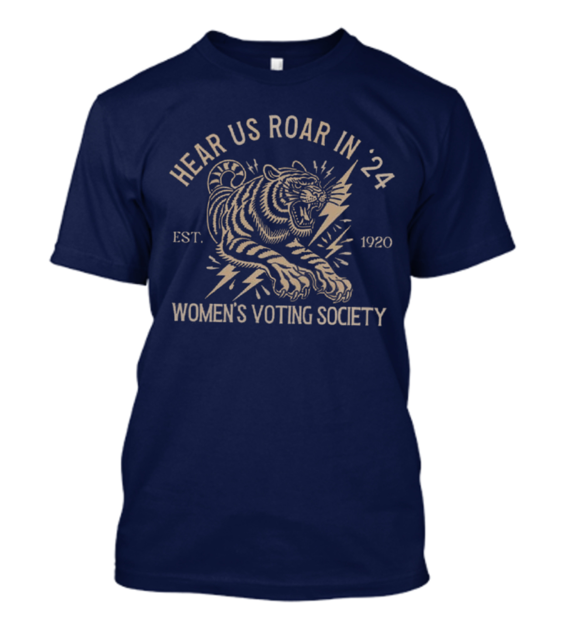 Hear Us Roar In '24 Women's Voting Society Est. 1920 Tiger T-Shirt