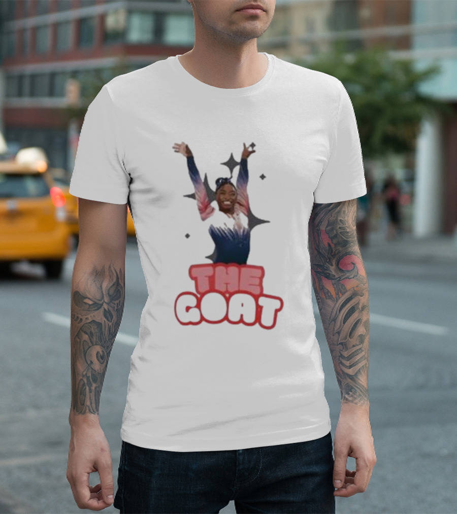 Simone Biles Team USA Gymnastics The GOAT T-Shirt