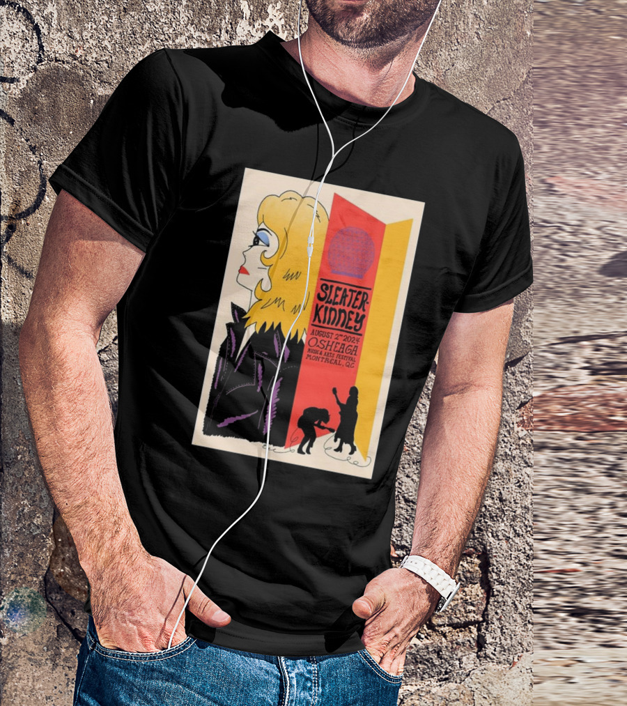 Sleater Kinney August 2 2024 Osheaga Music Arts Festival Montreal QC T-Shirt