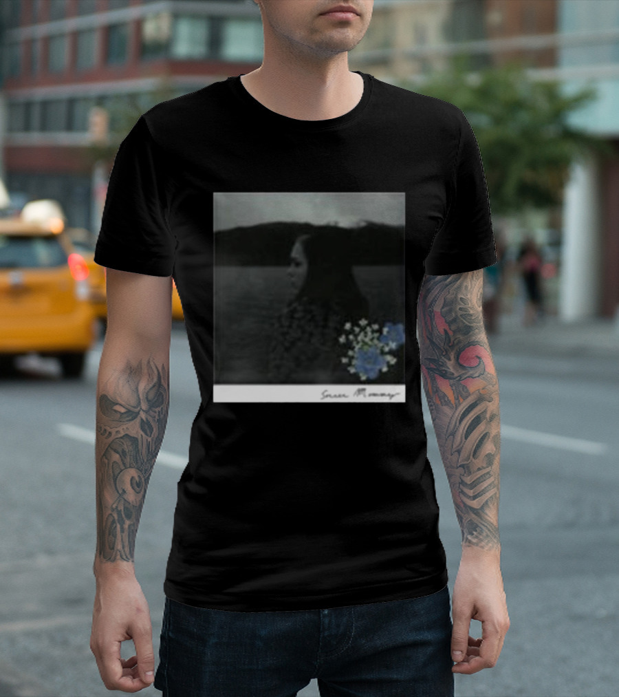 Soccer Mommy Evergreen Album 2024 Blue Flower Lakeside Scenic T-Shirt