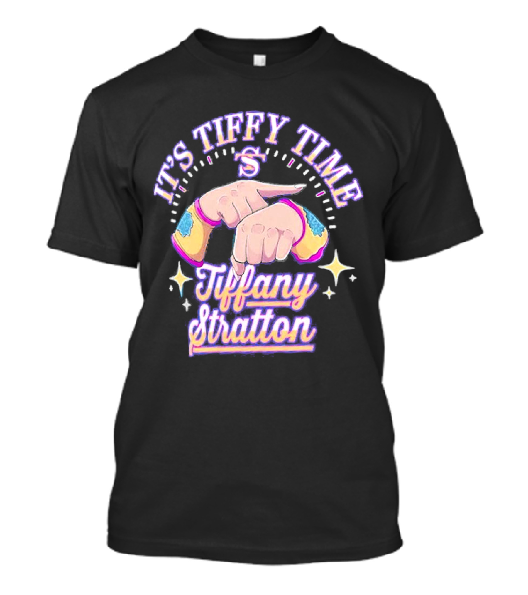 It's Tiffy Time Tiffany Stratton S Logo And Stars T-Shirt