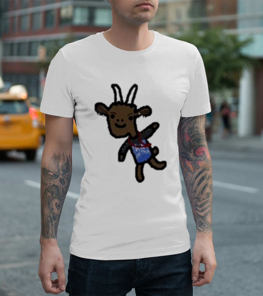 Simone Biles Goat Cartoon Gymnastics T-Shirt