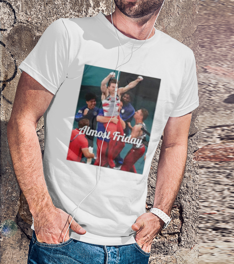 Paul Juda Celebratory Almost Friday Olympic Kid T-Shirt
