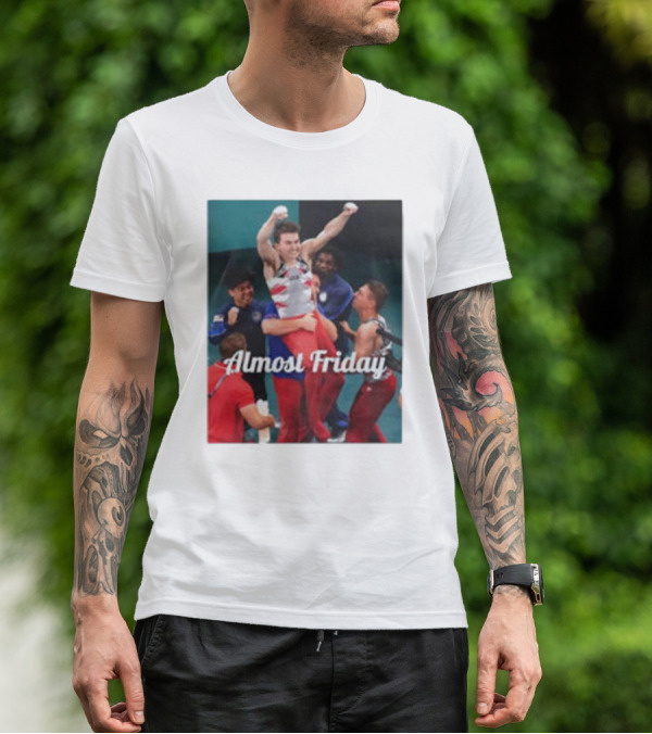 Paul Juda Celebratory Almost Friday Olympic Kid T-Shirt