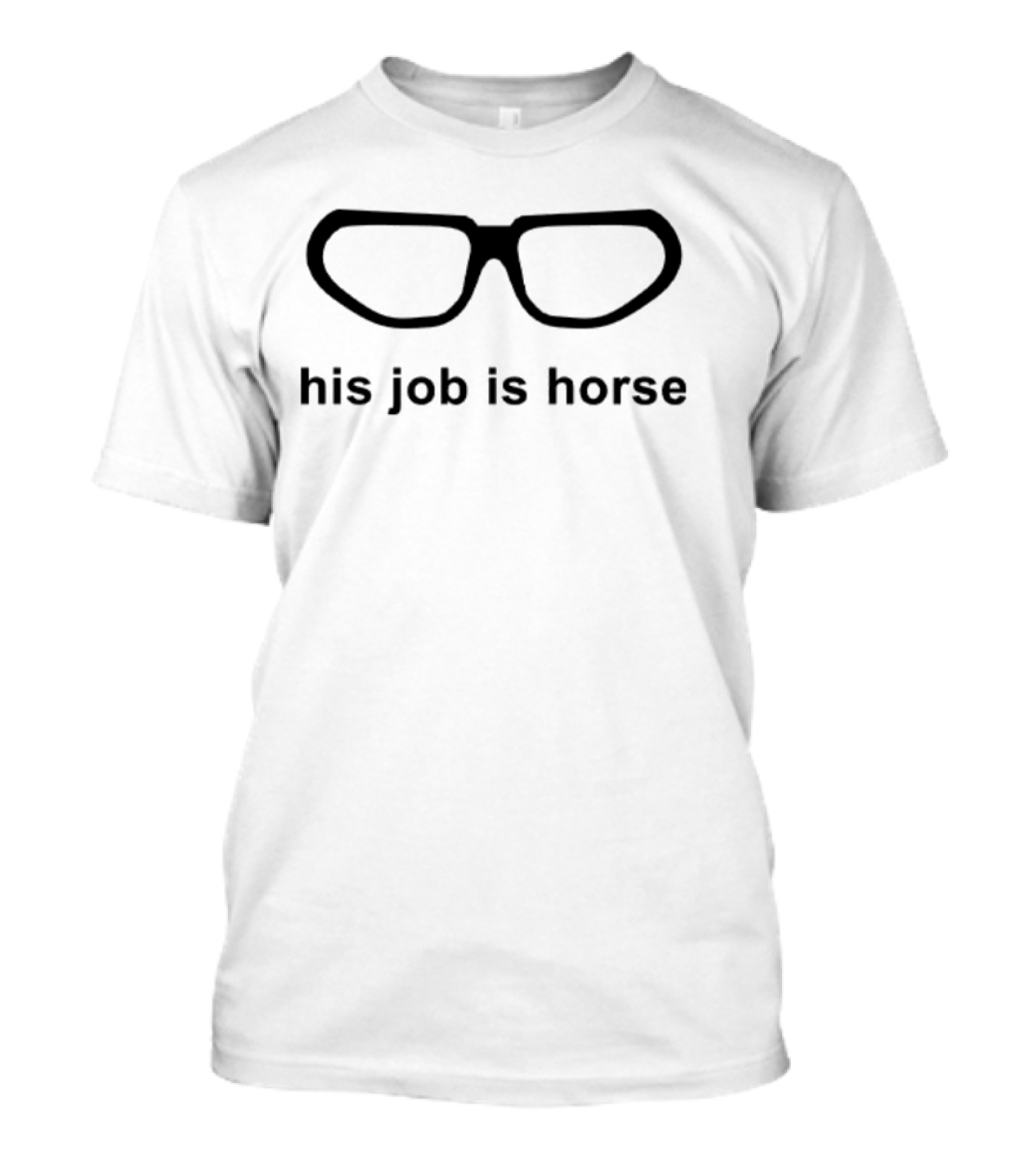 Pommel Horse Glasses Stephen Nedoroscik His Job Is Horse T-Shirt