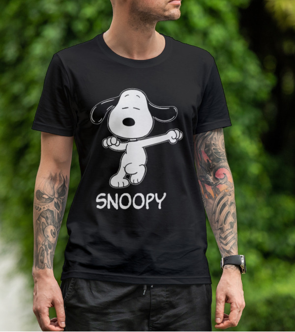 Snoopy Dance Style Peanuts Comic Character T-Shirt