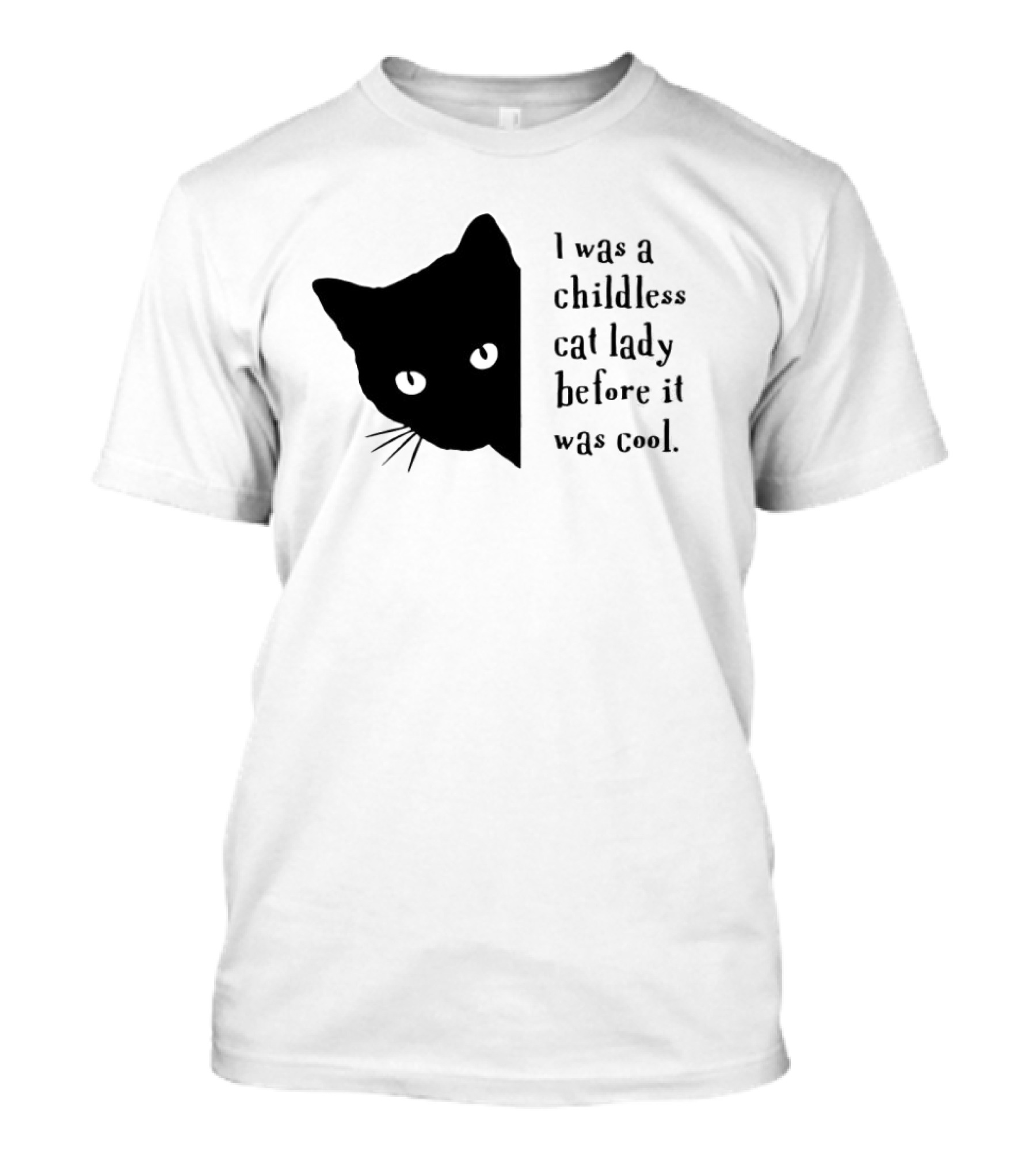 Jd Vance Kamala I Was A Childless Cat Lady Before It Was Cool Cat Face T-Shirt