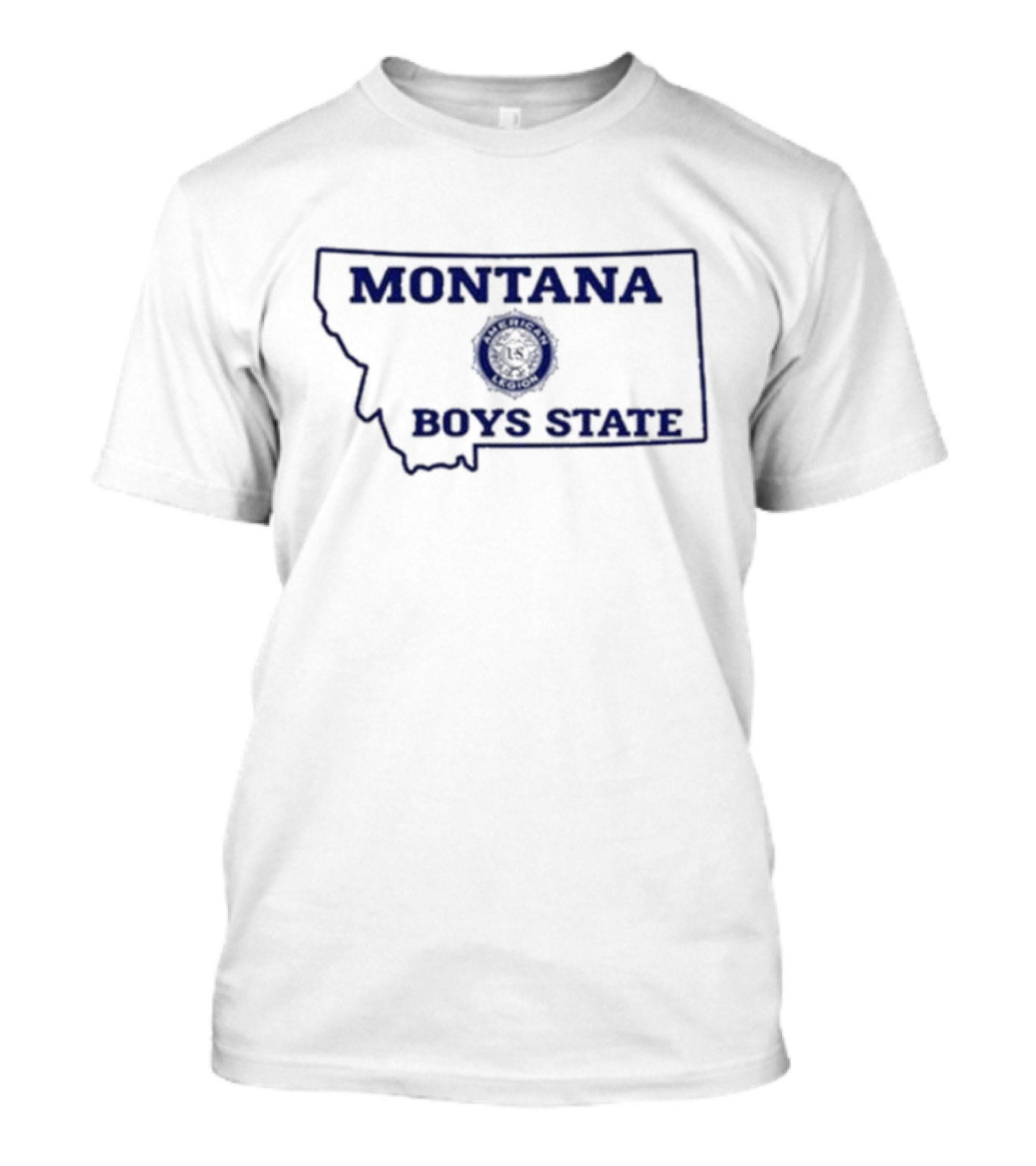 Montana Boys State Emblem Map T-Shirt