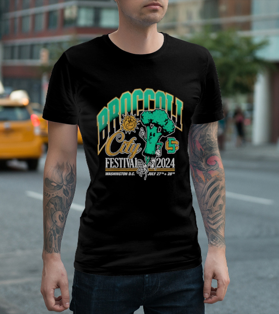 Broccoli City Festival Washington D.C. July 27-28 T-Shirt