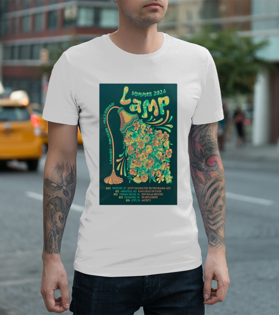 LaMP Summer 2024 Tour Lawson McFerrin Paczkowski Levitt Pavilion Rams Head New Realm Broadberry Mickey's T-Shirt