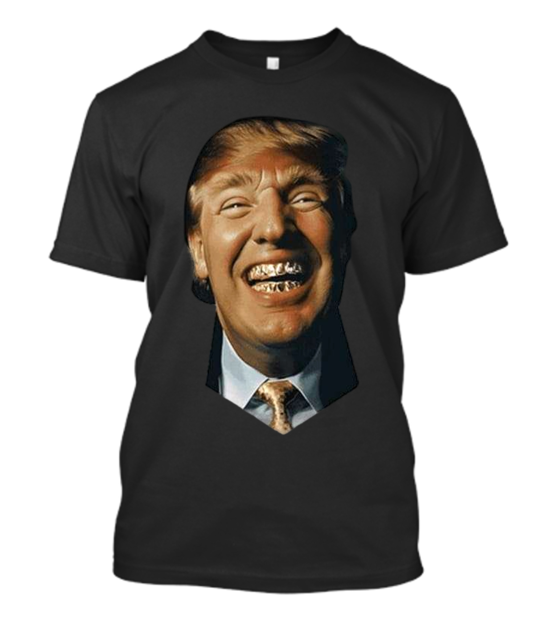 Trump Gold Teeth Grin T-Shirt