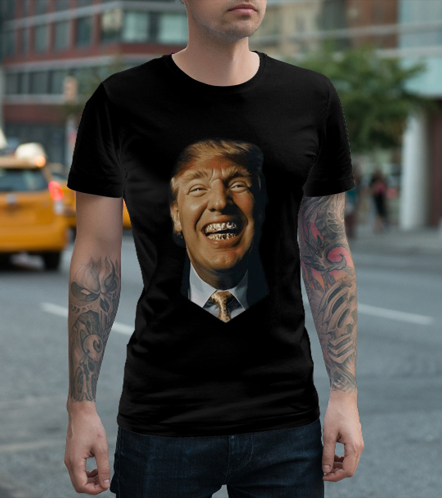 Trump Gold Teeth Grin T-Shirt