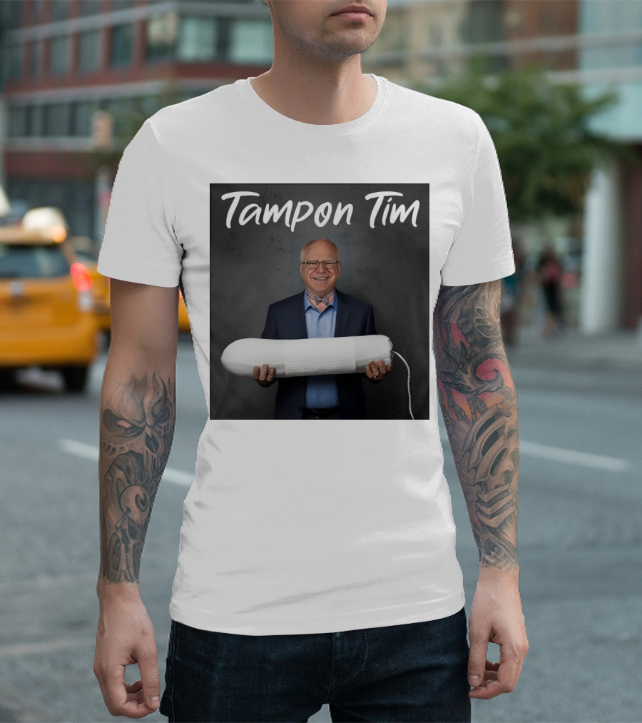 Johnny Midnight Tampon Tim Walz T-Shirt