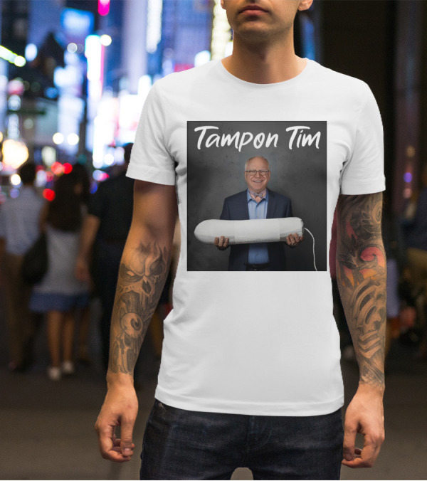 Johnny Midnight Tampon Tim Walz T-Shirt
