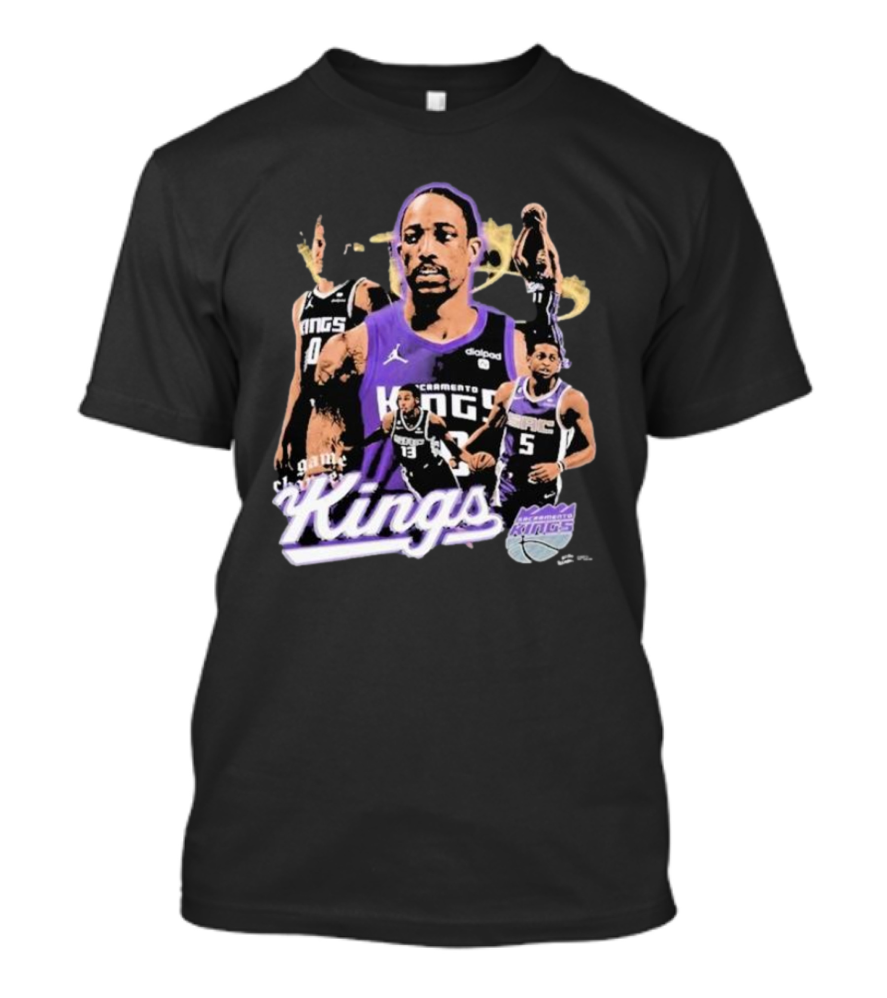 Sacramento Kings Basketball 2024 Team Players Collection T-Shirt