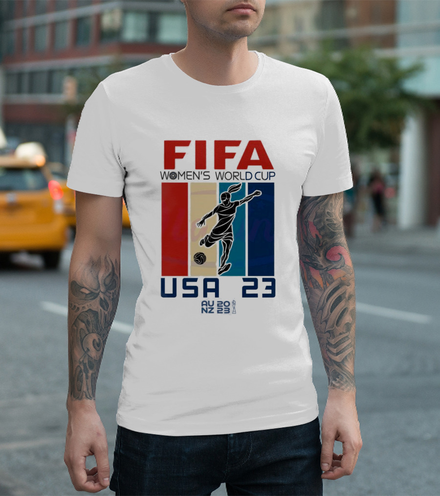 FIFA Women's World Cup USA 23 Soccer Player T-Shirt