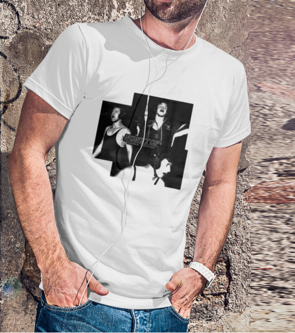 NONSTOP Andrew Thompson Black And White Collage T-Shirt