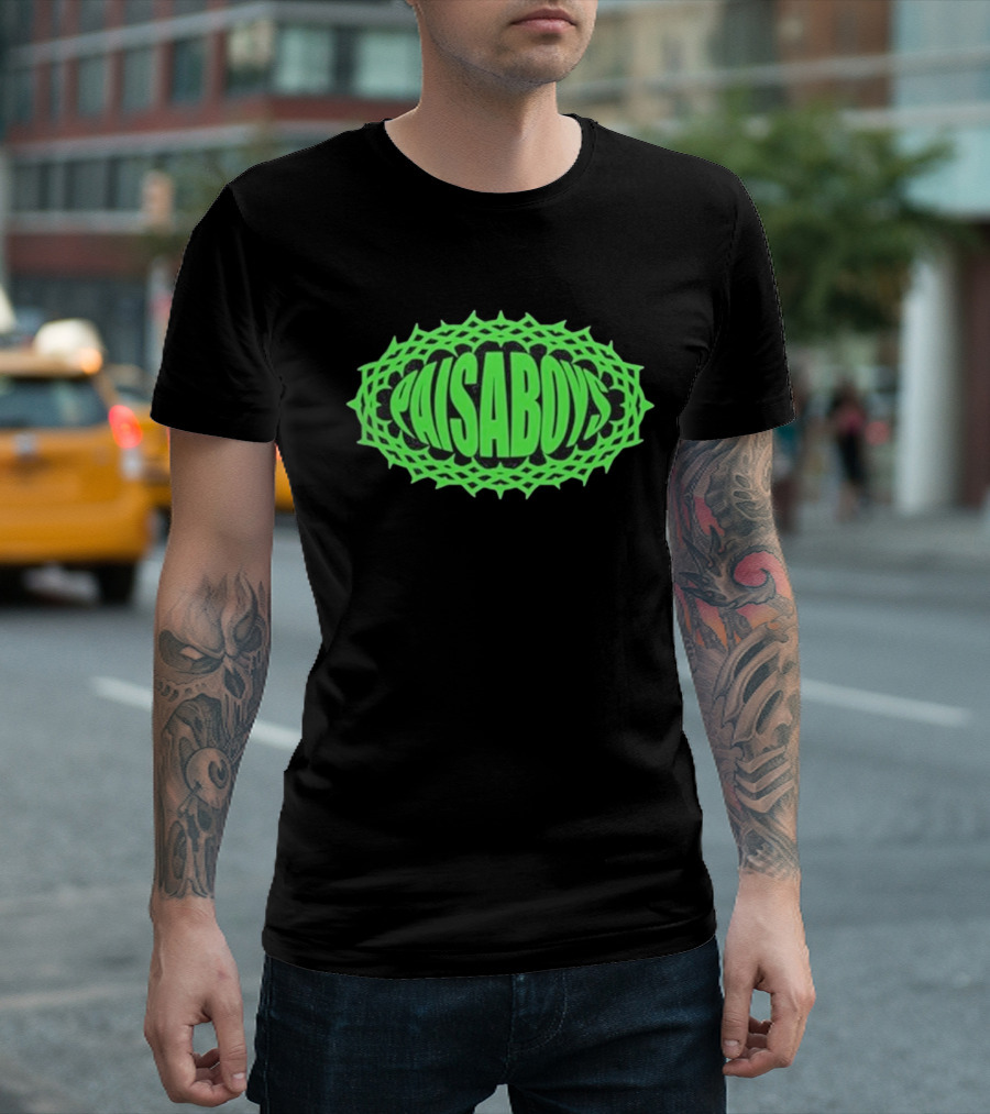 Paisaboys Imported Goods Hierro Green Mesh T-Shirt