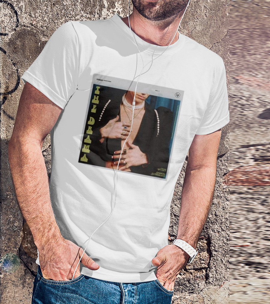 Spencer Sutherland The Drama LP Cover Tattooed Hands And Pearls T-Shirt