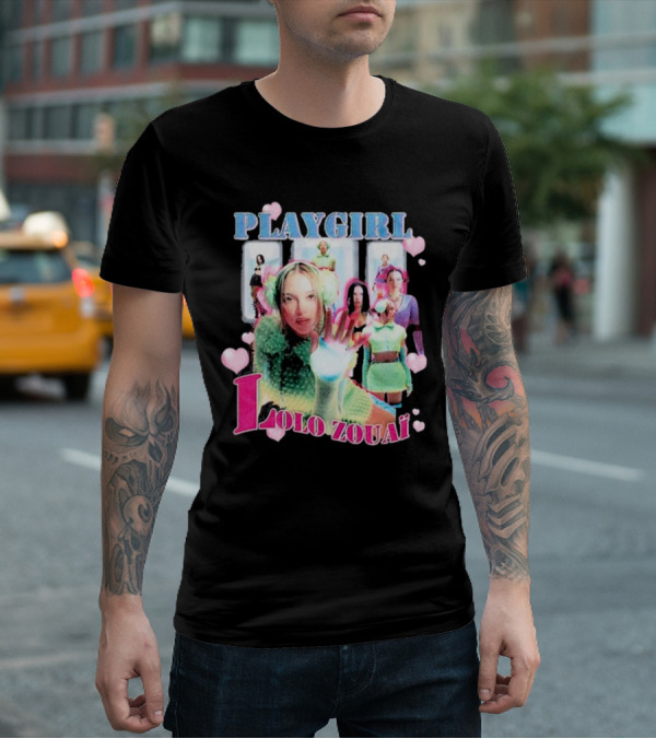 PLAYGIRL LOLO ZOUAÏ Retro Fashion Aesthetic With Feminine Icons T-Shirt