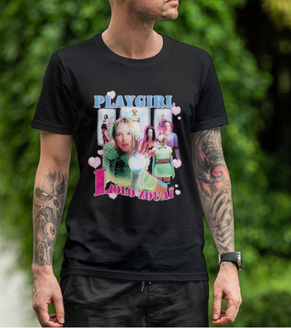 PLAYGIRL LOLO ZOUAÏ Retro Fashion Aesthetic With Feminine Icons T-Shirt
