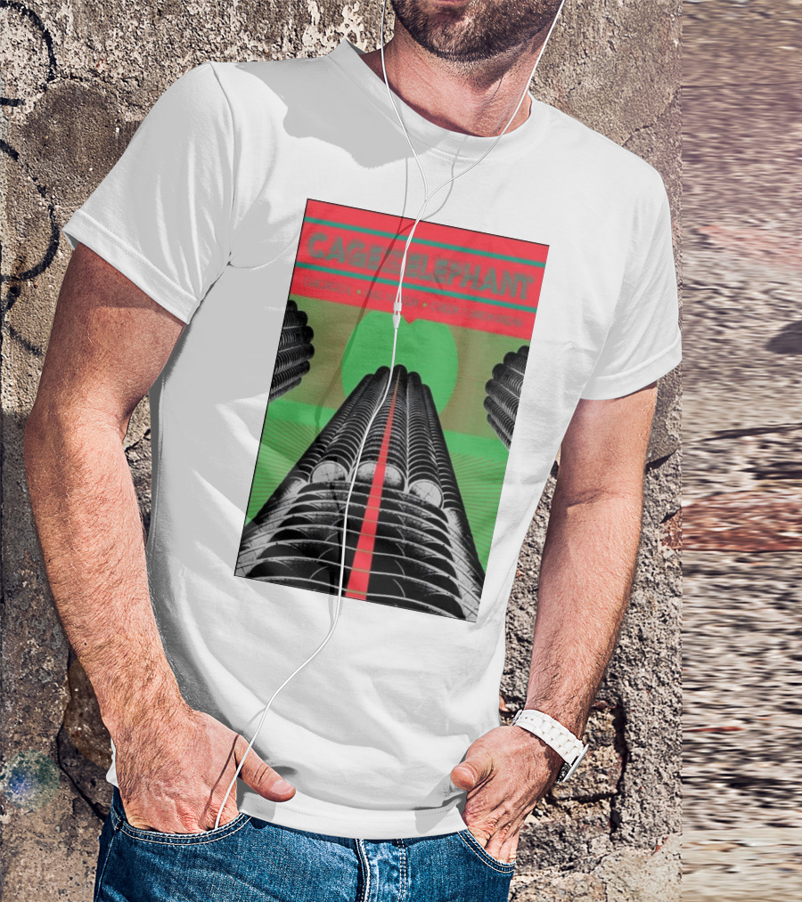 Cage The Elephant Concert August 14 2024 Credit Union 1 Arena Chicago IL T-Shirt