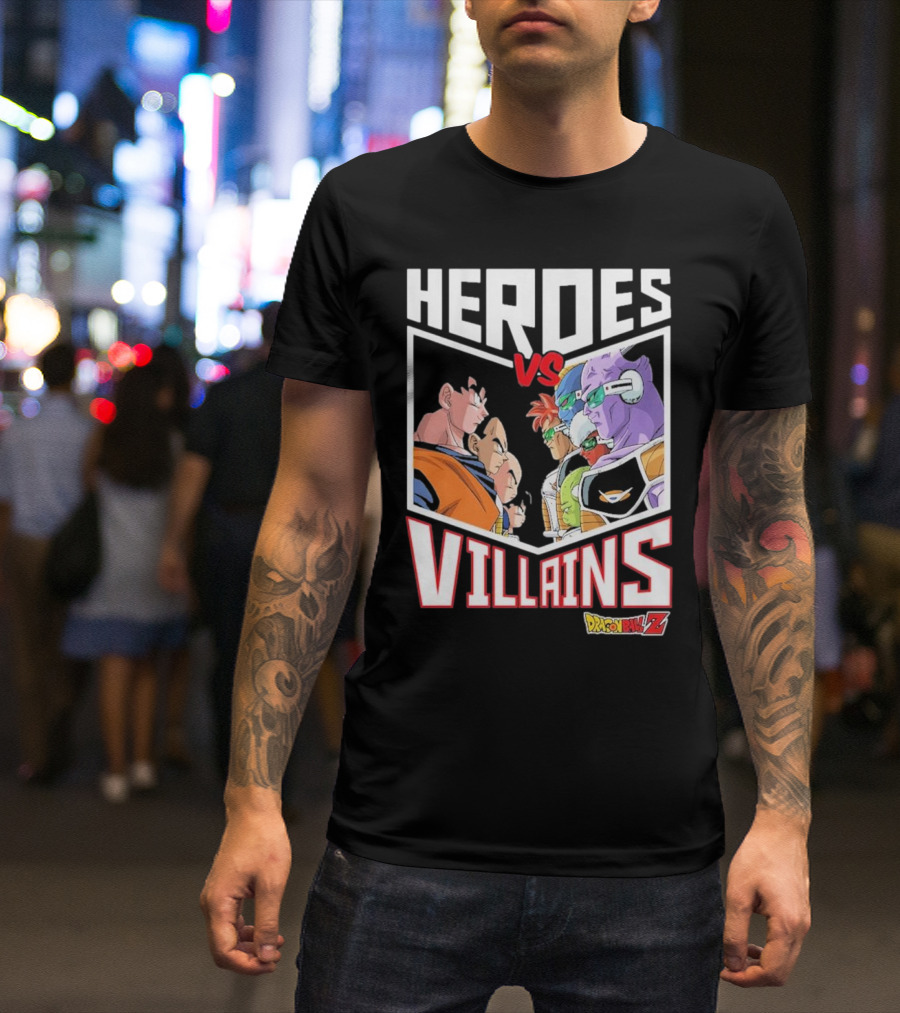 Heroes Vs. Villains DRAGON BALL Z Youth BIOWORLD T-Shirt