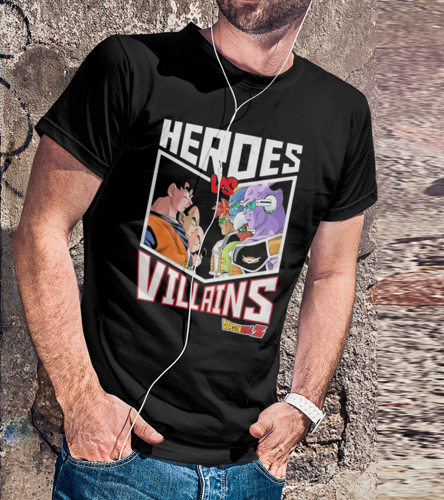 Heroes Vs. Villains DRAGON BALL Z Youth BIOWORLD T-Shirt