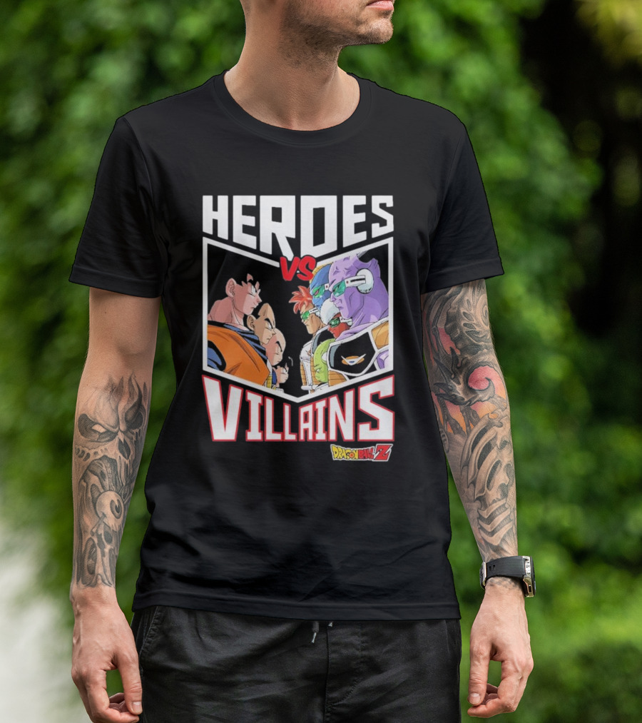 Heroes Vs. Villains DRAGON BALL Z Youth BIOWORLD T-Shirt
