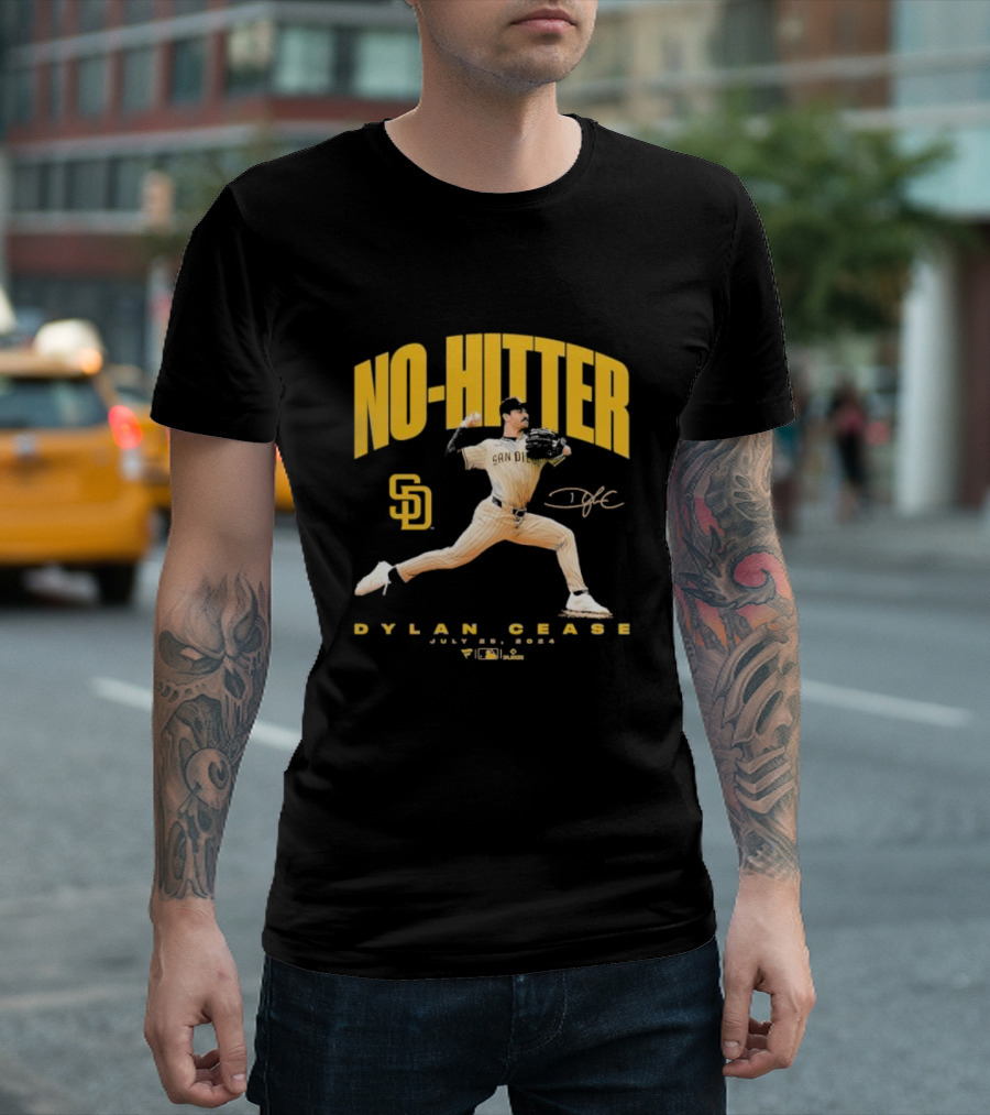 No-Hitter Dylan Cease San Diego Padres July 28 2024 SD T-Shirt