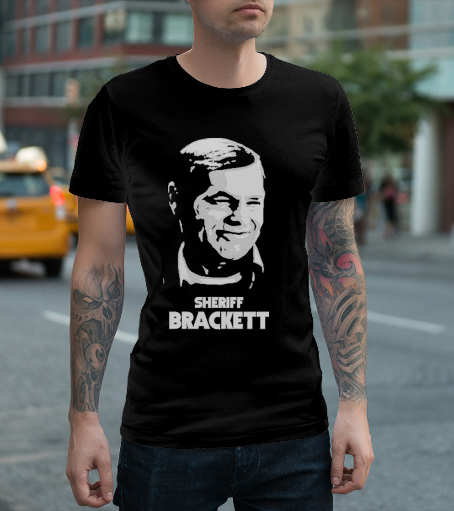 Sheriff Brackett Fright Rags Monochrome T-Shirt