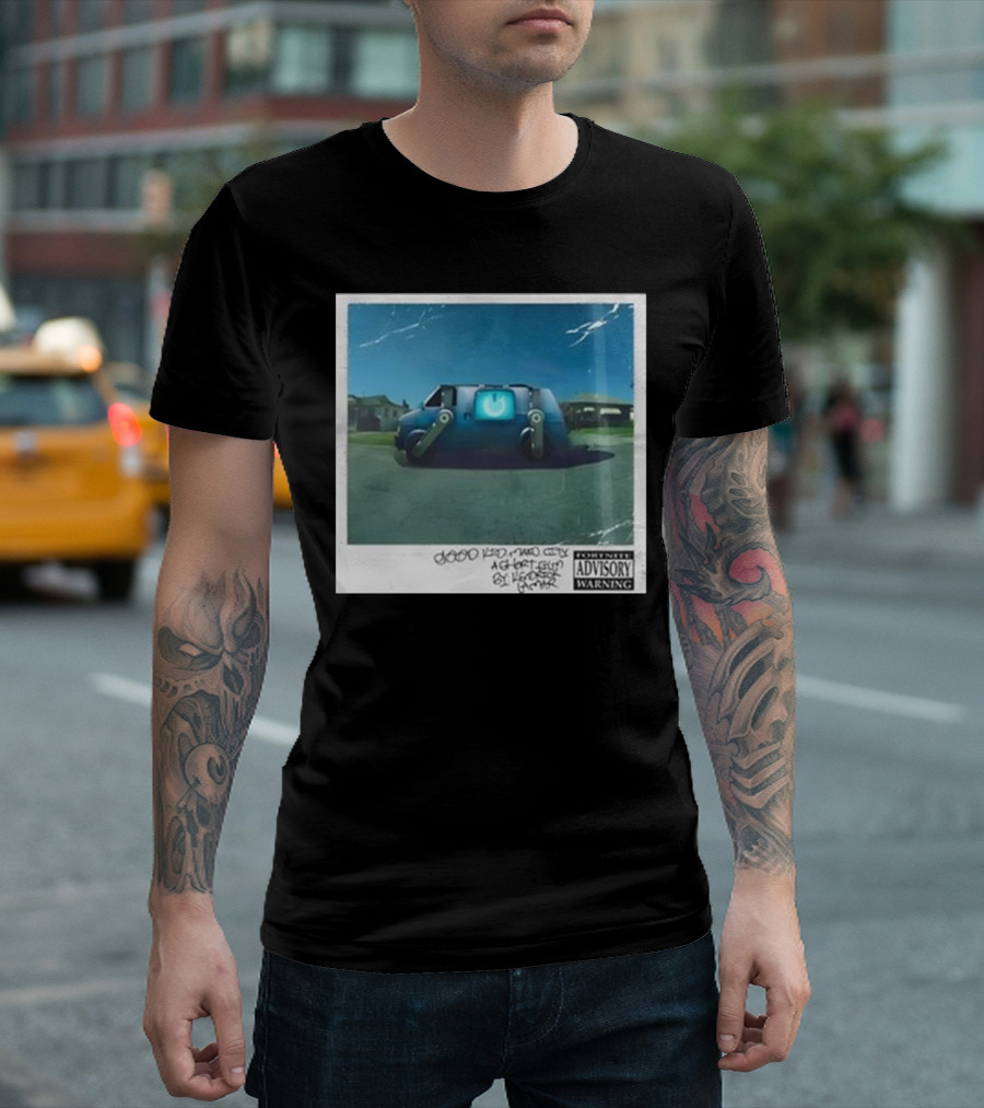 Funnyahhtees Good Kid M.A.A.D City Reboot Van Parental Advisory Kendrick Lamar T-Shirt