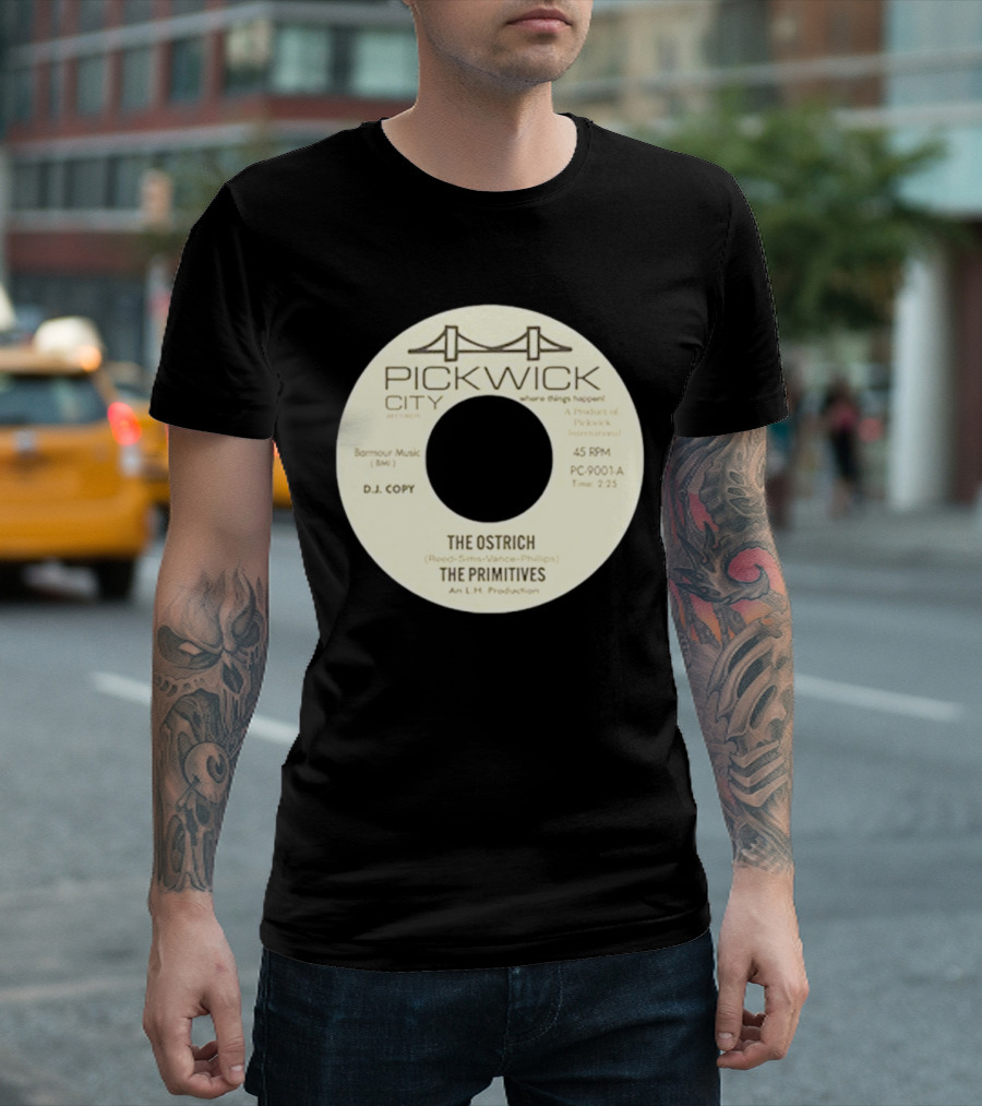 Pickwick City The Ostrich The Primitives 45 RPM T-Shirt
