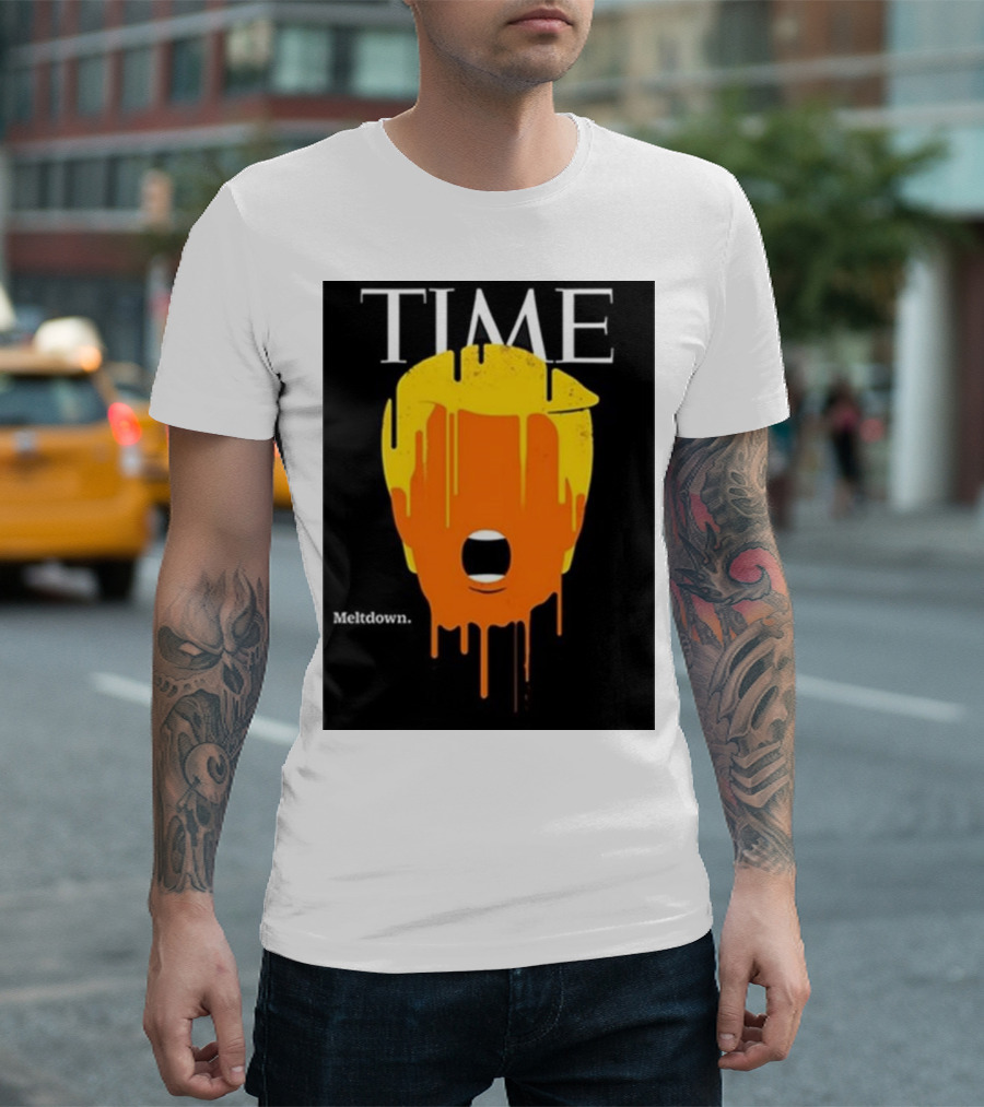 Time Meltdown Sophie Louise Delquié Donald Trump T-Shirt