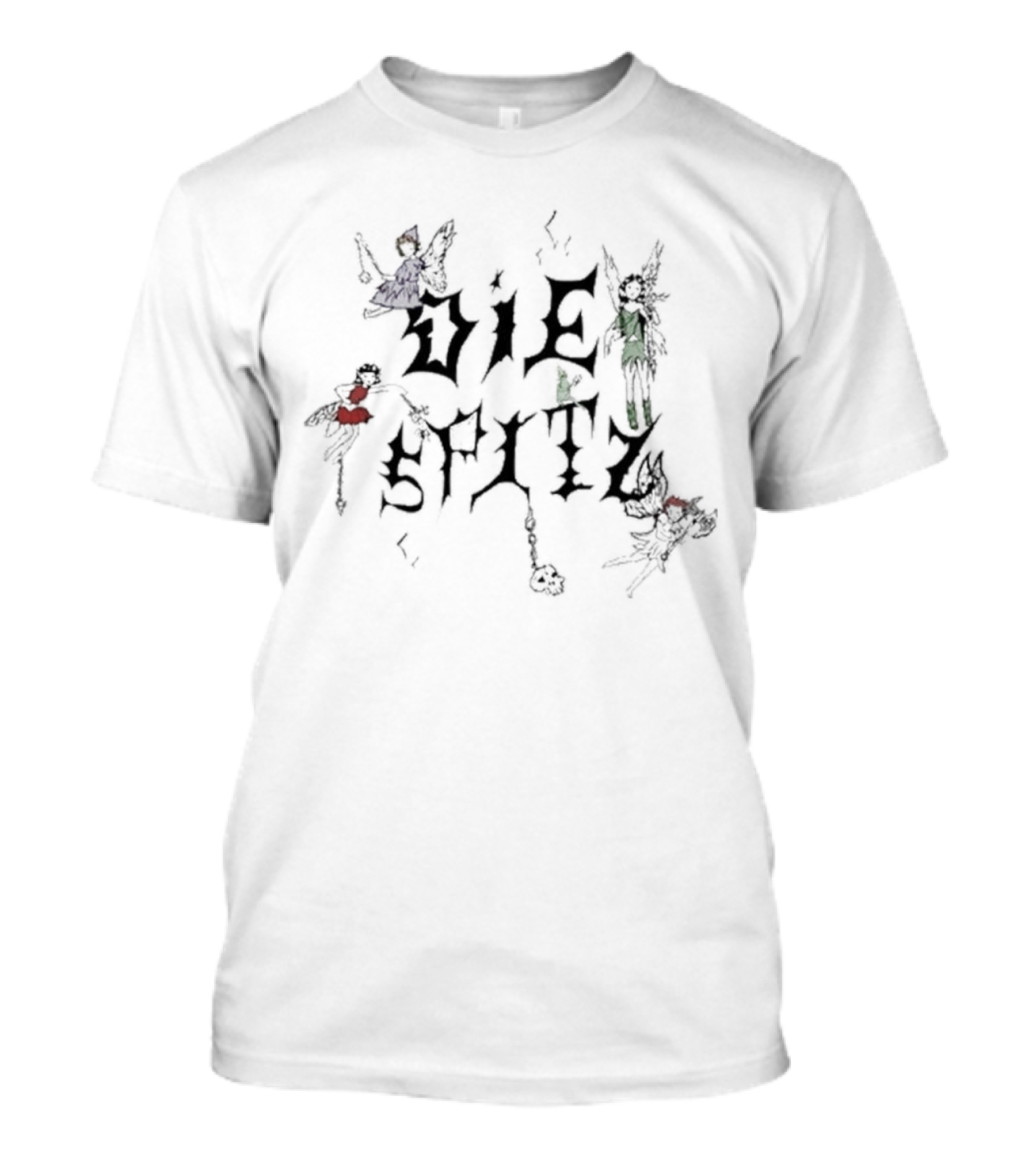 Die Spitz Nice But Brutal 2024 Dark Fairy Goth Aesthetic T-Shirt