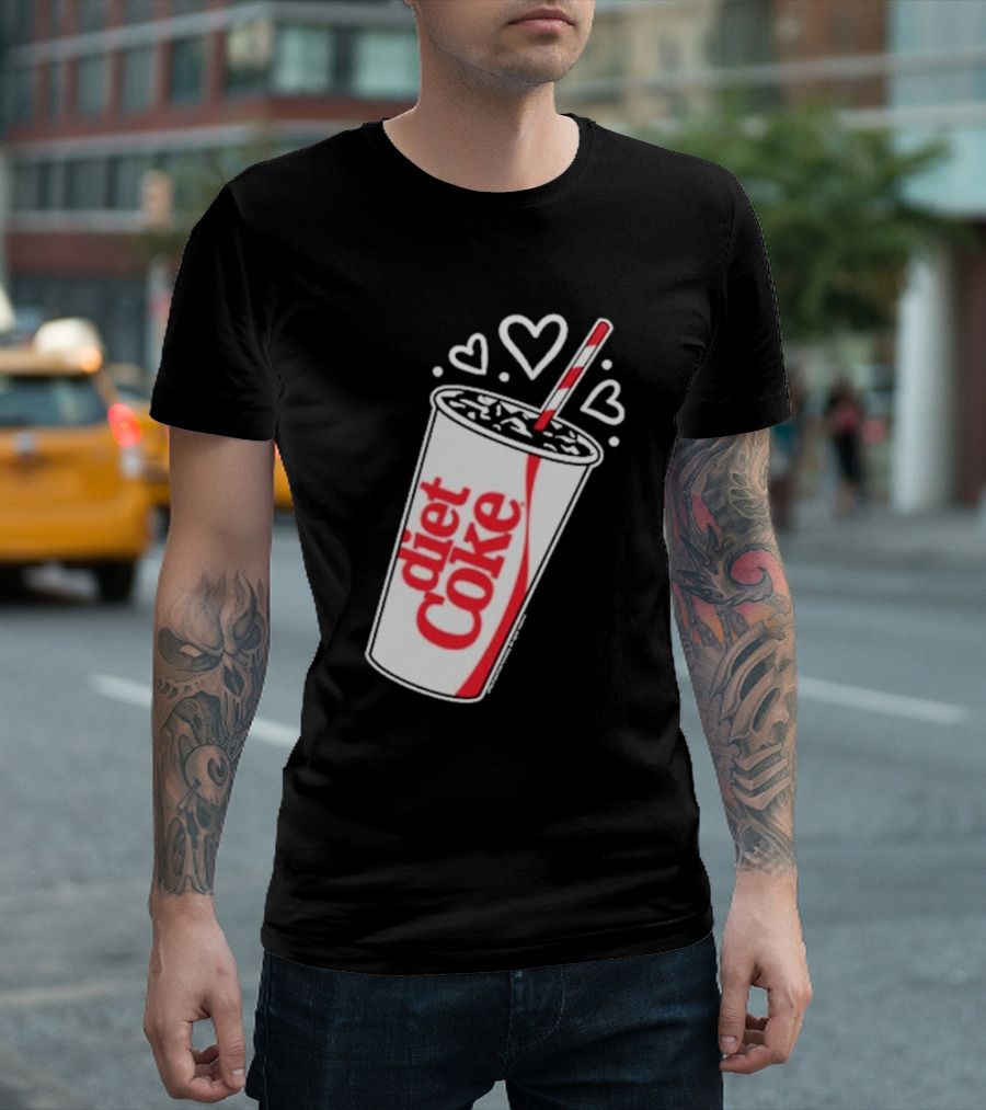 Diet Coke Heart 2024 Bubbles T-Shirt