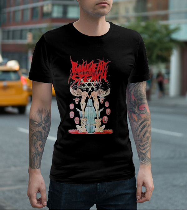 Pungent Stench Smut Kingdom Faces Angelic Figures And Mask Icons T-Shirt