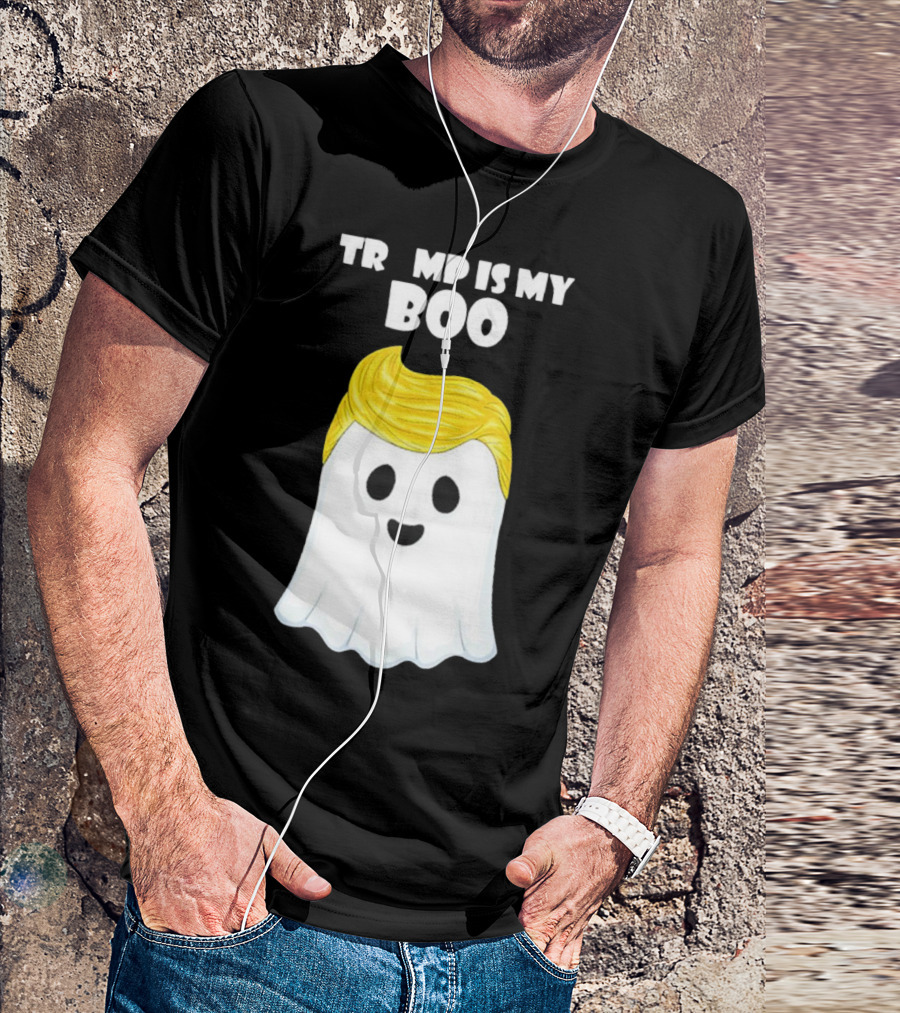 Trump Is My Boo Halloween Ghost Hair T-Shirt